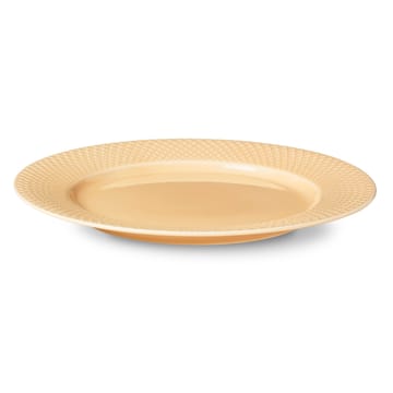 Rhombe tallerken sand - 27 cm - Lyngby Porcelæn