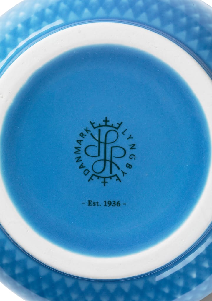 Rhombe vase 20 cm, Blå Lyngby Porcelæn