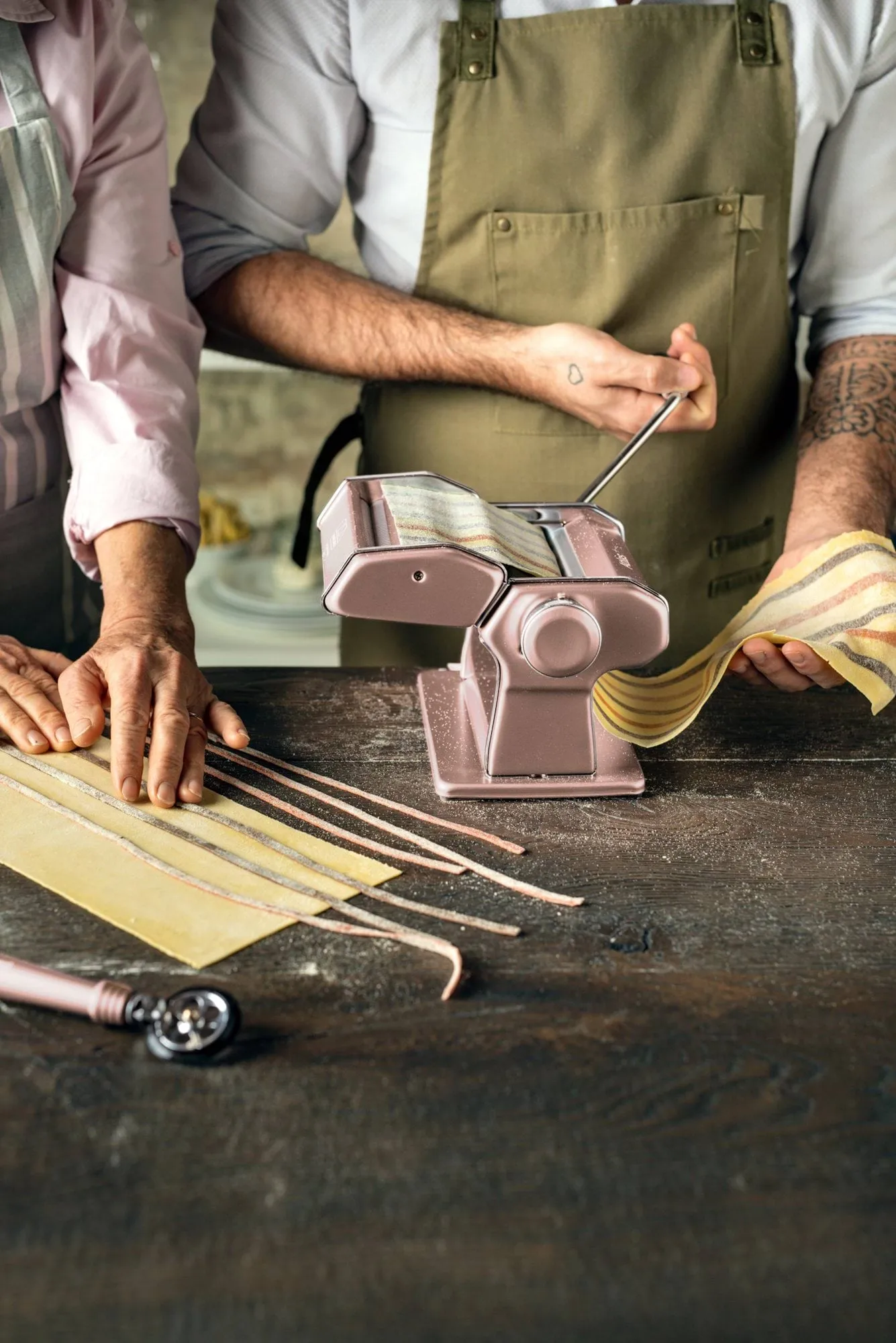Marcato Atlas 150+ pastamaskine, Powder rosa Marcato