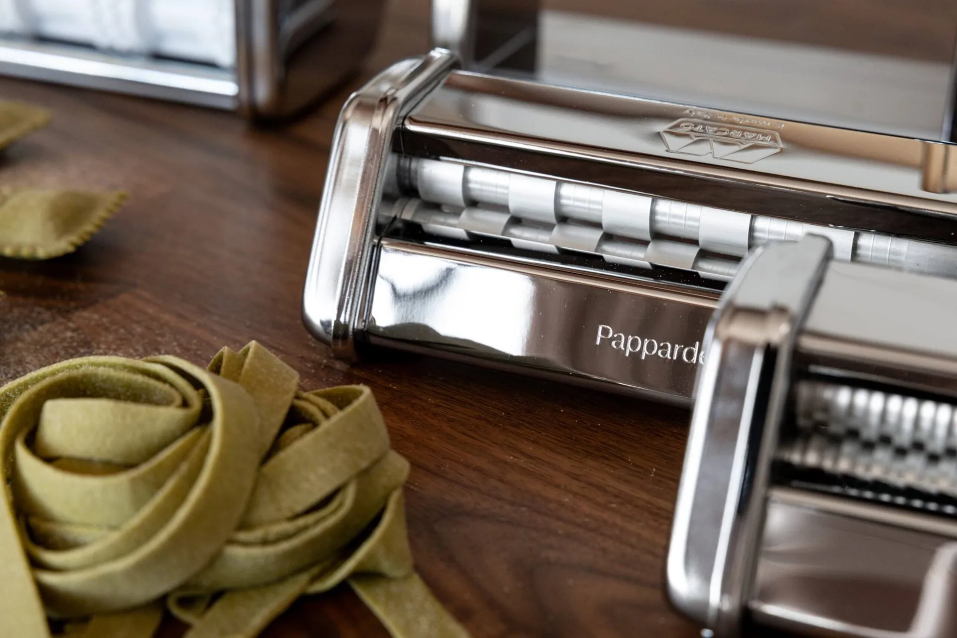 Marcato Multipast giftset pastamaskine, Stål Marcato