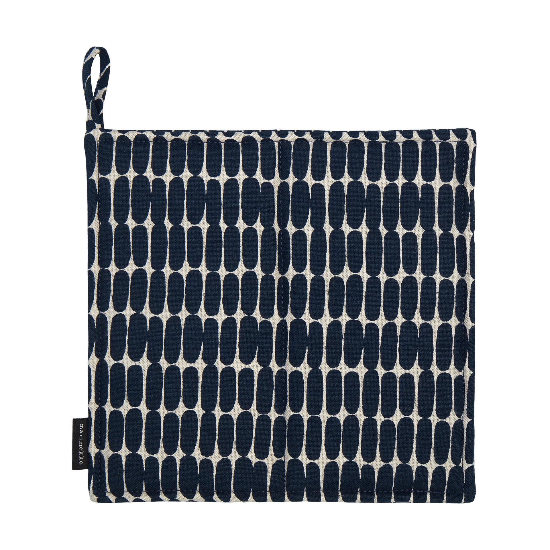 Alku grydelap 21,5x21,5 cm, Cotton-dark blue Marimekko