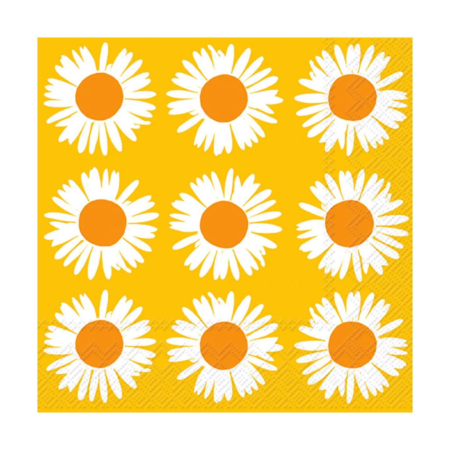 Auringonkukka serviet 33x33 cm 20-pak, Orange-yellow Marimekko