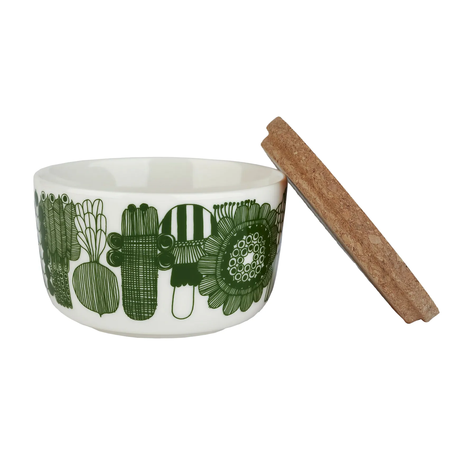 Elokuun Varjot skål 2,5 dl 2-pak, Hvid/Grøn/Lyserød Marimekko