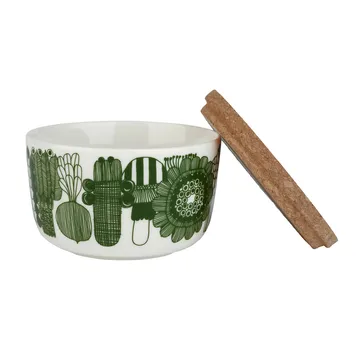 Elokuun Varjot skål 2,5 dl 2-pak - Hvid/Grøn/Lyserød - Marimekko