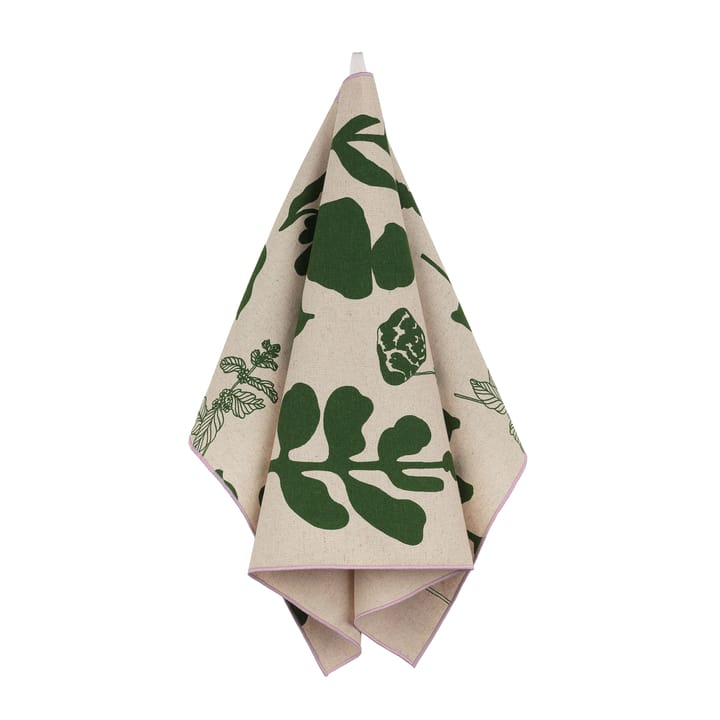 Elokuun Varjot viskestykke 47x70 cm, Grøn/Beige Marimekko