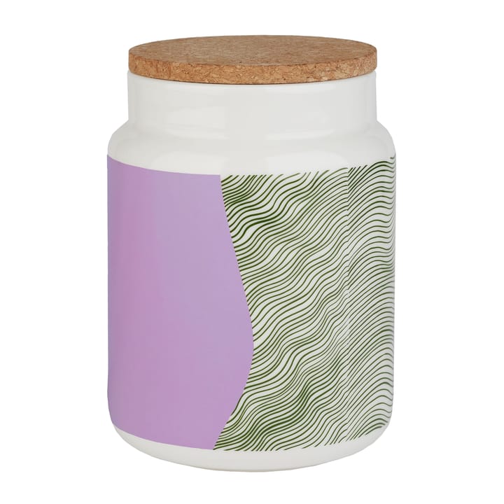 Gabriel Näkki bøtte 1,2 L, Hvid/Lyserød/Grøn Marimekko