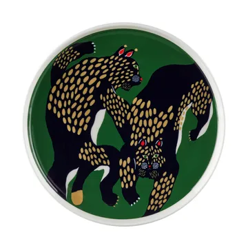 Ilves tallerken Ø20 cm - White-green-dark blue - Marimekko