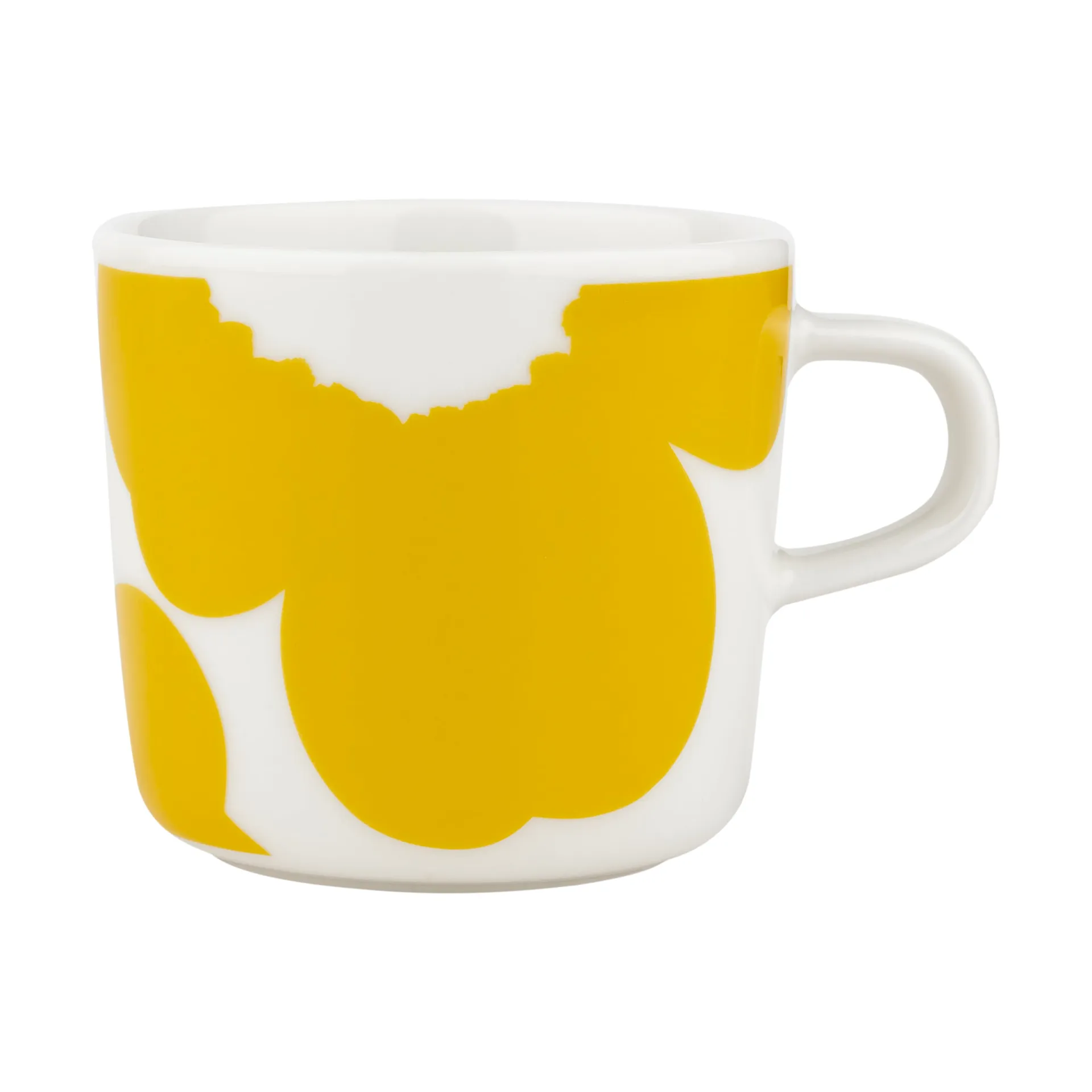 Iso Unikko kaffekop 20 cl, White-spring yellow Marimekko