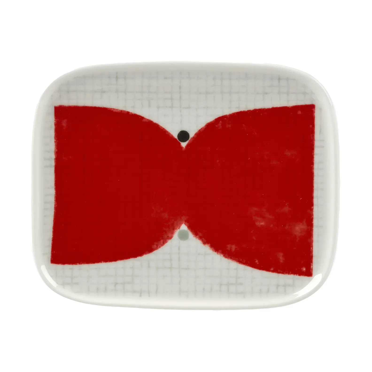 Kalendi fad 12x15 cm, White-red-coal-sage Marimekko