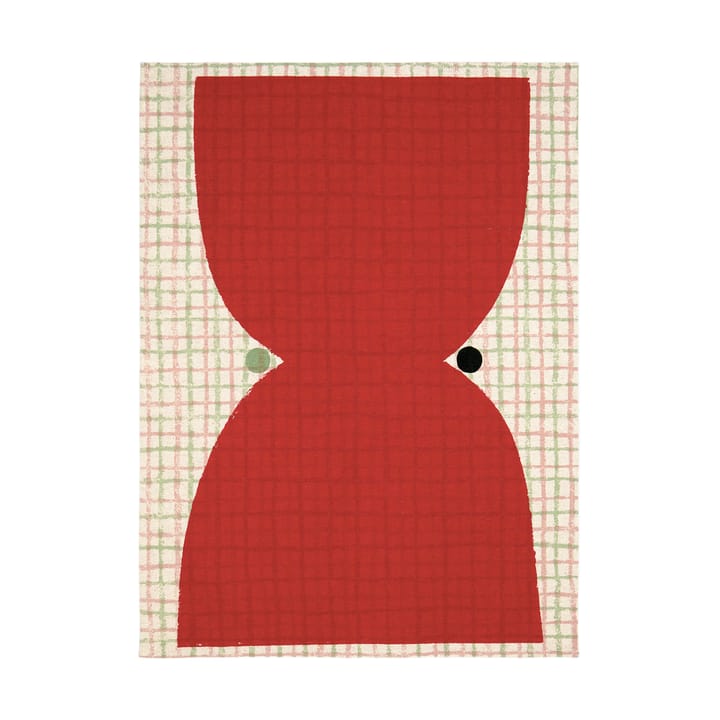 Kalendi & Losange viskestykke 43x60 cm 2 dele, Cotton-red-green Marimekko