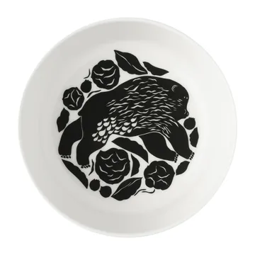 Karhuemo skål 4 dl - Hvid/Mørkegrøn - Marimekko