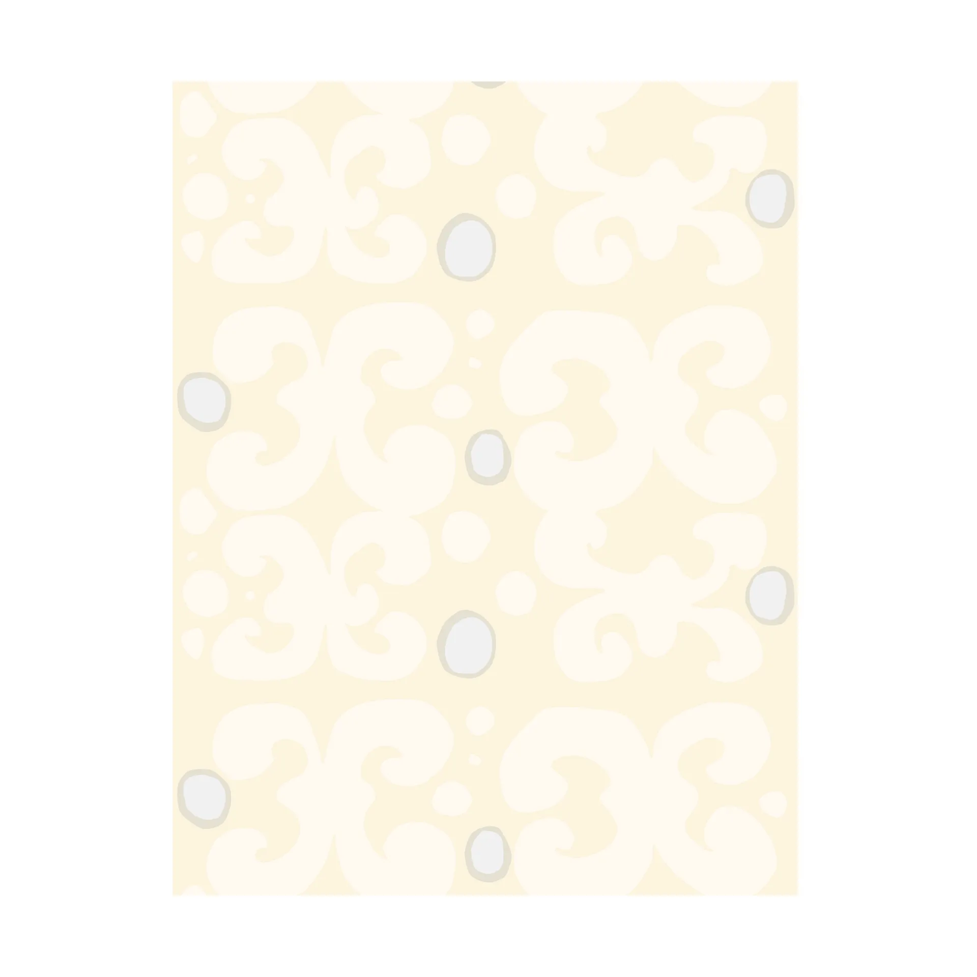 Keidas stof, Chalk-natural white-silver grey-sateen Marimekko
