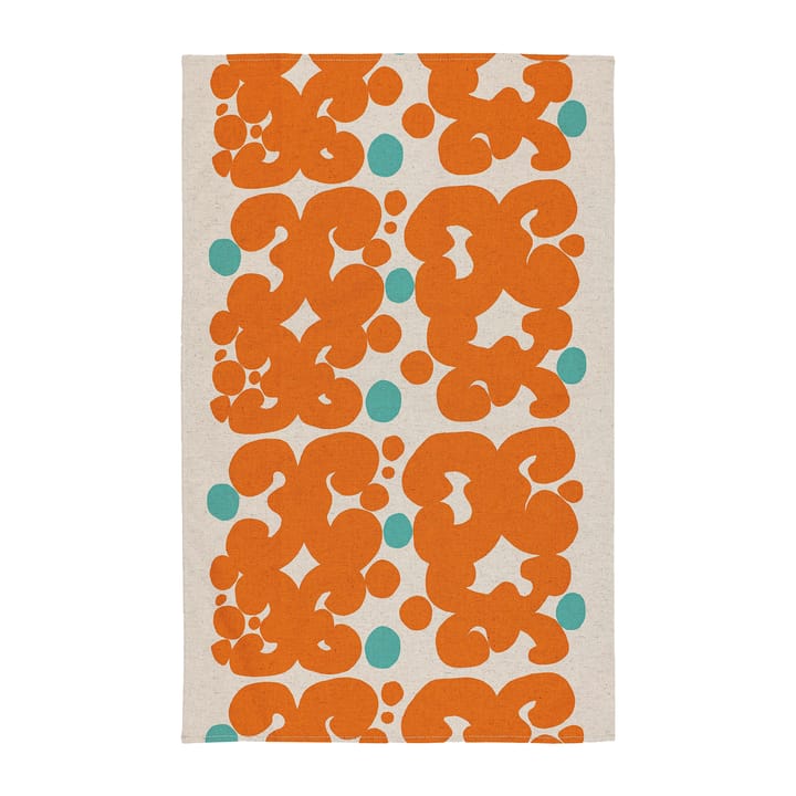 Keidas viskestykke 43x70 cm, Beige/Orange/Turkis Marimekko
