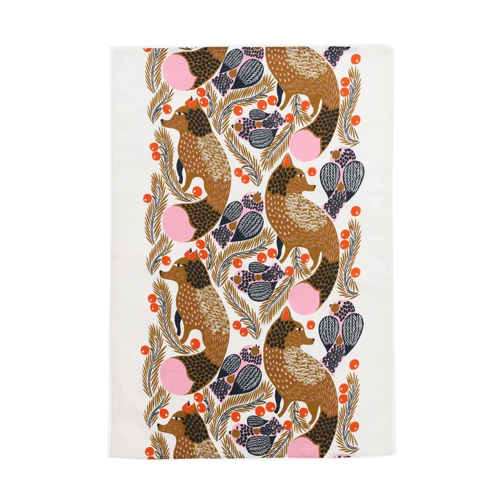 Ketunmarja viskestykke 47x70 cm - White-multicolour - Marimekko