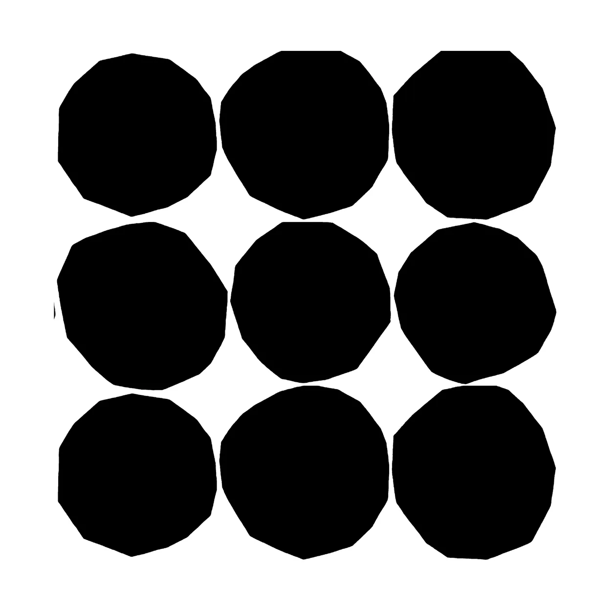 Marimekko Kivet servietter 33x33 cm 20-pak Black-White
