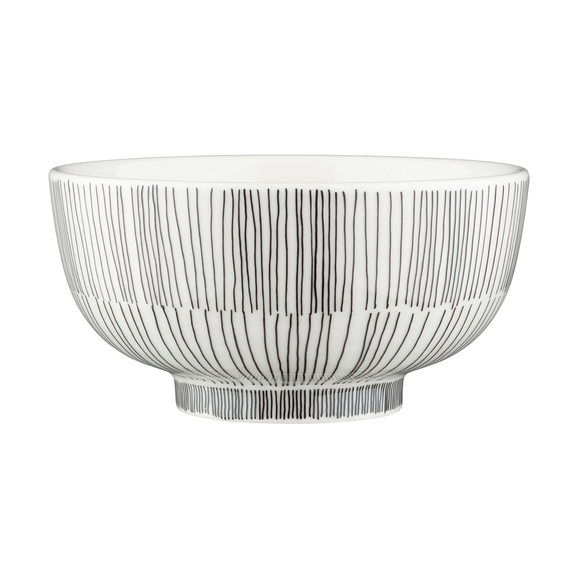 Kukat Puhkeavat skål 3 dl, White-black Marimekko