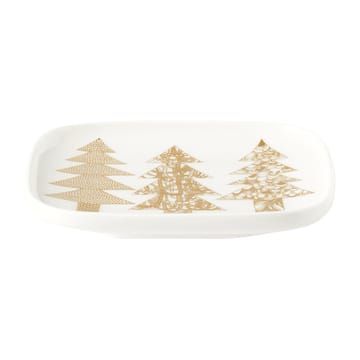 Kuusikossa fad 10x10 cm - Hvid/Guld - Marimekko
