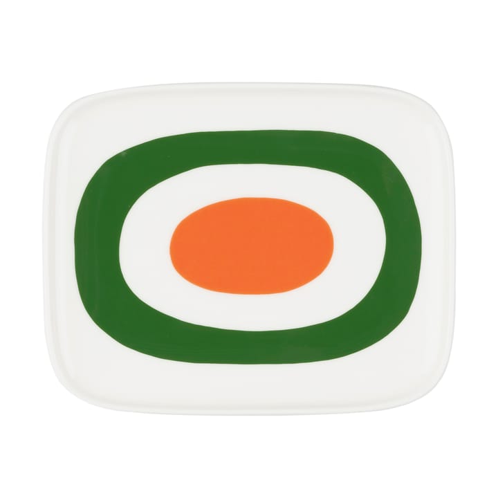 Melooni fad 12x15 cm, White-green-orange Marimekko