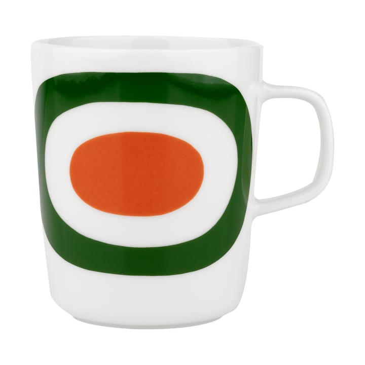 Melooni kop 25 cl, White-green-orange Marimekko