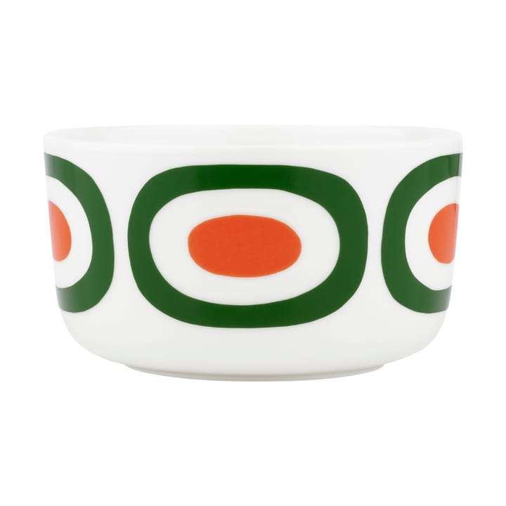 Melooni skål 5 dl, White-green-orange Marimekko