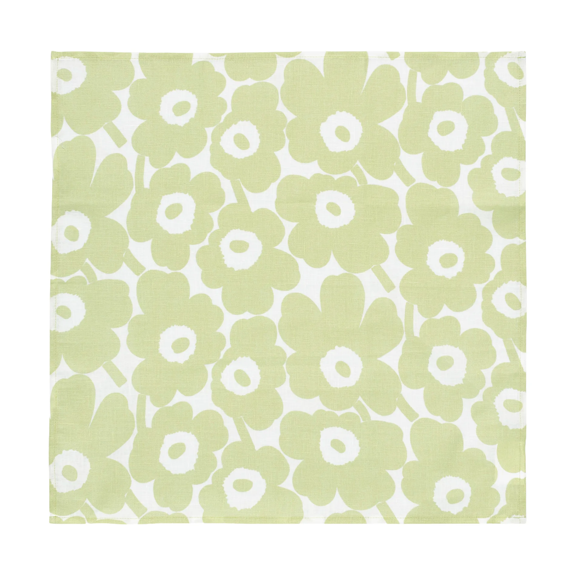 Mini unikko stofserviet 43x43 cm, Pear-white Marimekko
