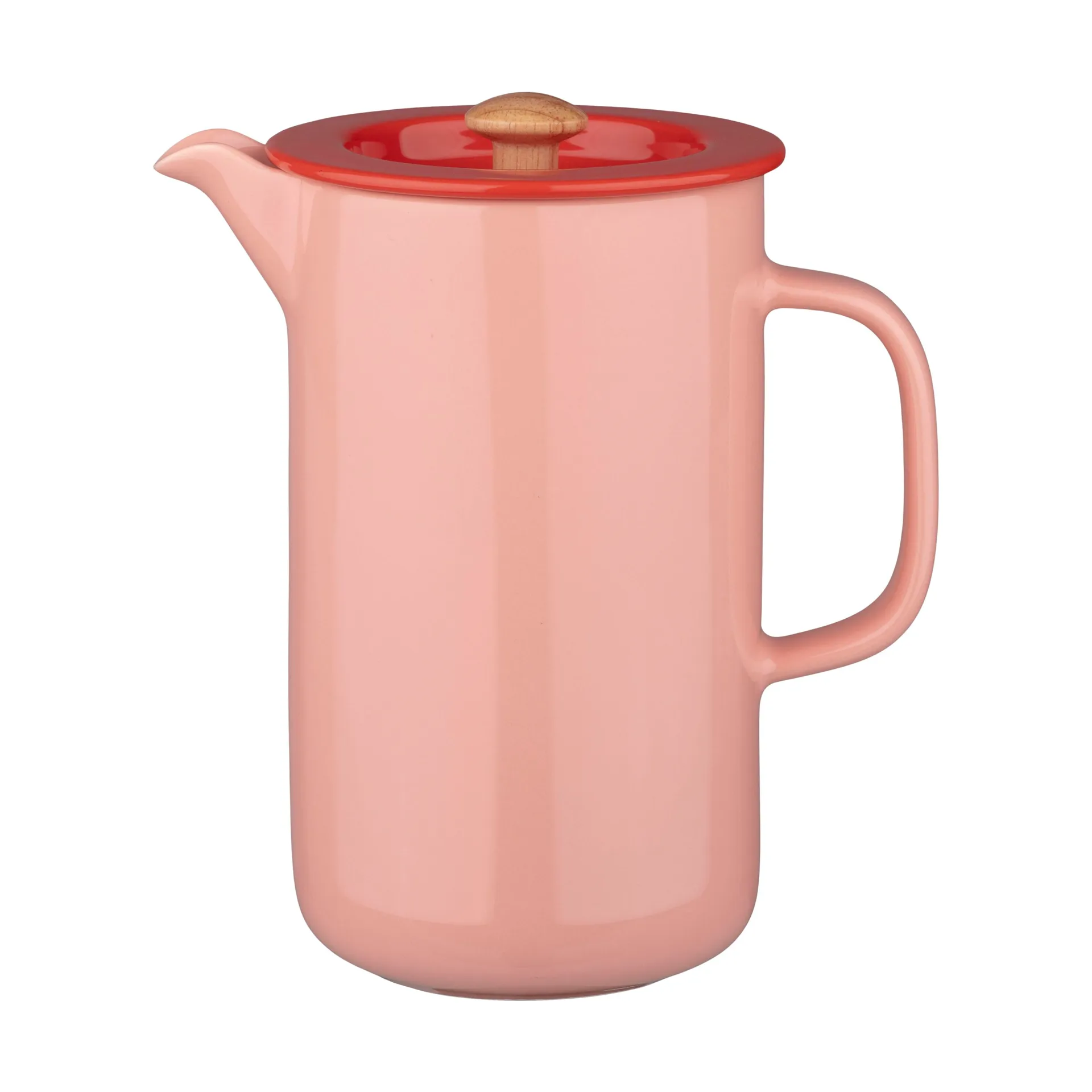Oiva stempelkande, Salmon red-tomato red Marimekko