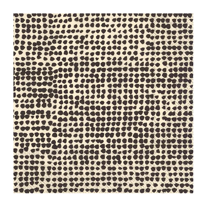 Orkanen serviet 33x33 cm 20-pak, Linen/Black Marimekko