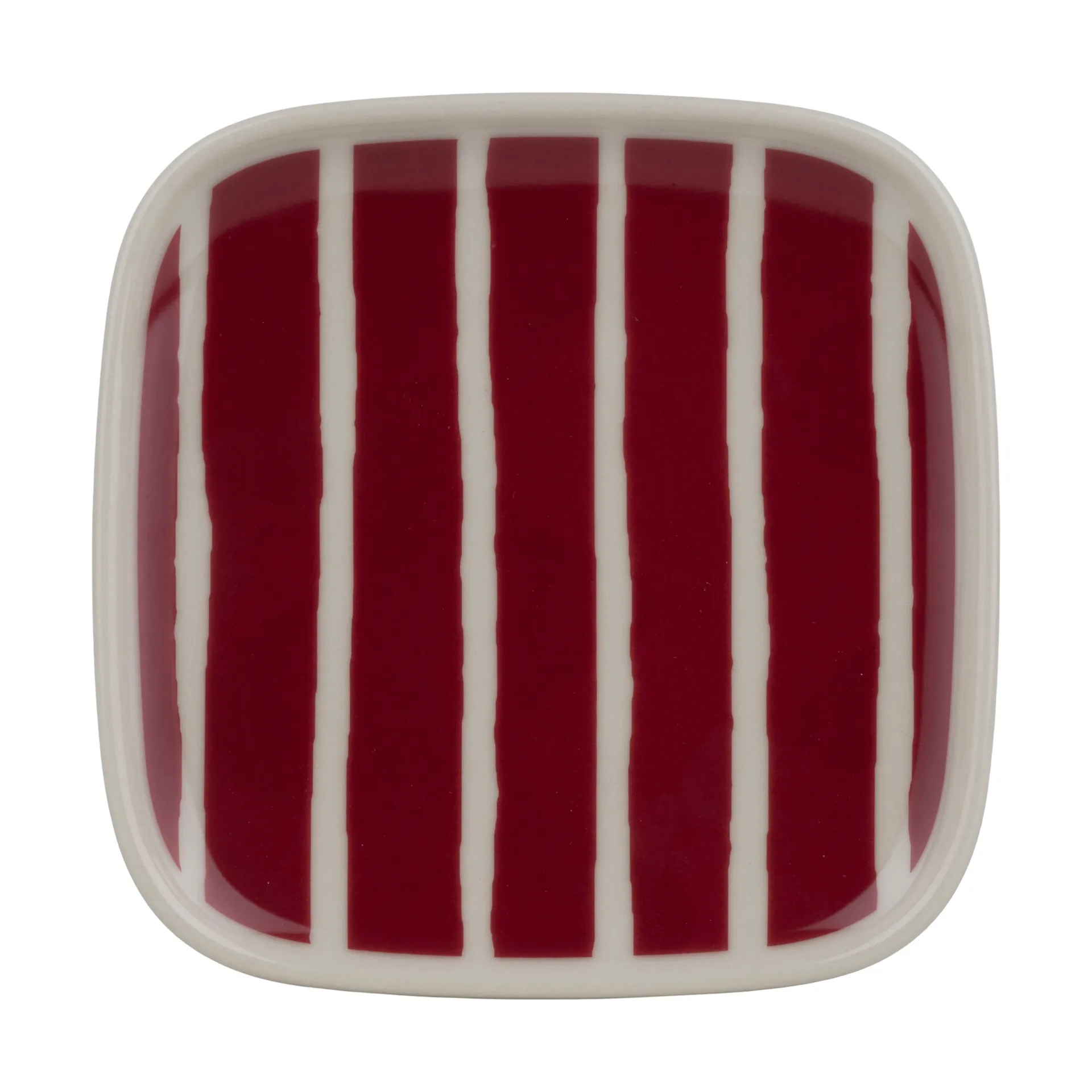 Piccolo fad 10x10 cm, Burgundy Marimekko