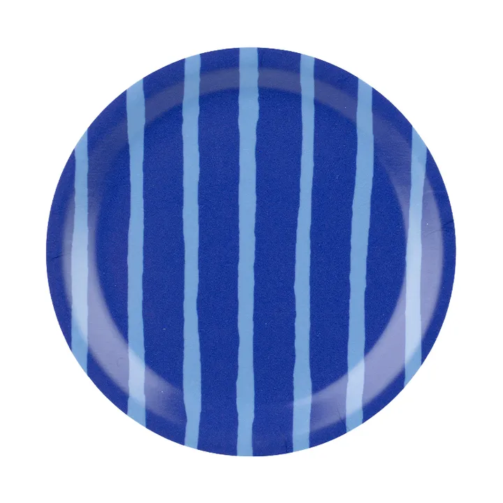Piccolo glasunderlag - Light blue-blue, Ø11 cm - Marimekko