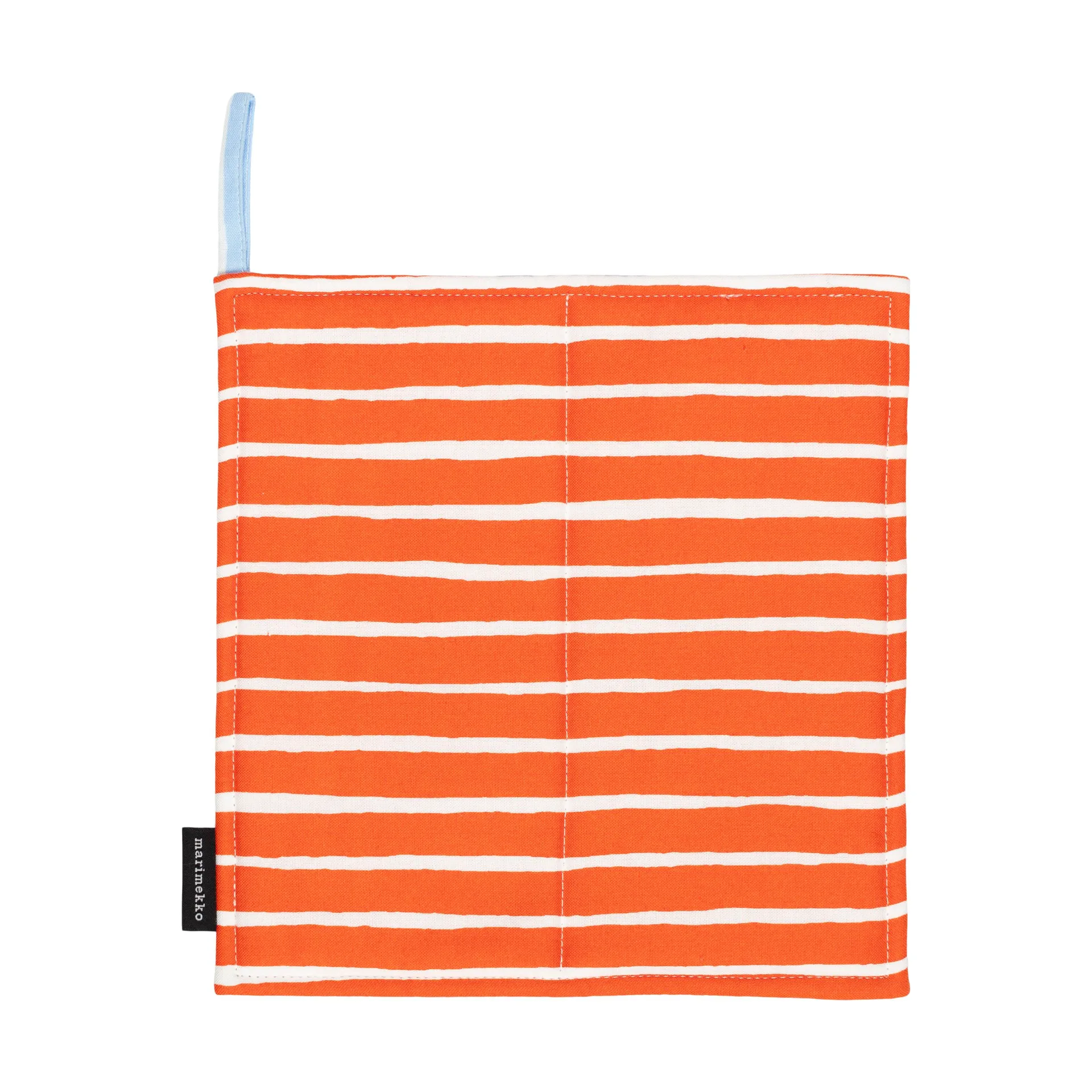 Piccolo grydelap 21,5x21,5 cm, White-tomato red-light blue Marimekko