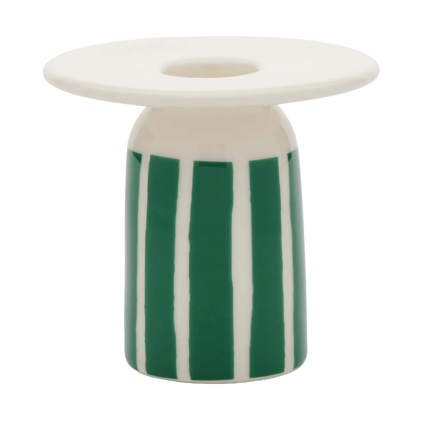 Marimekko Piccolo lysestage White-green, 8 cm