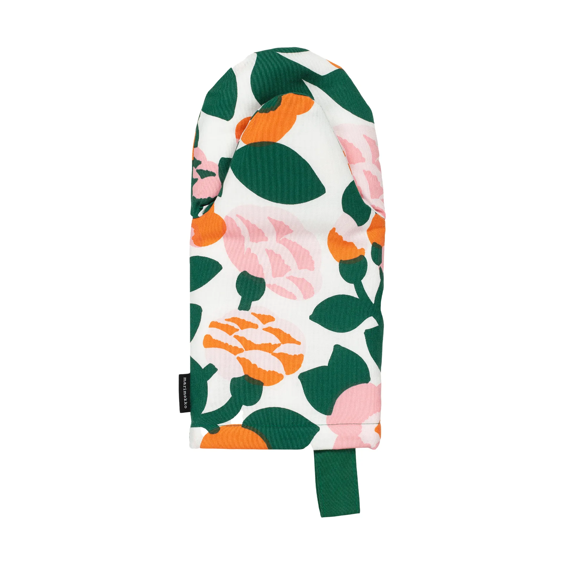 Pieni green green grydehandske 15x31 cm, Grøn-orange Marimekko