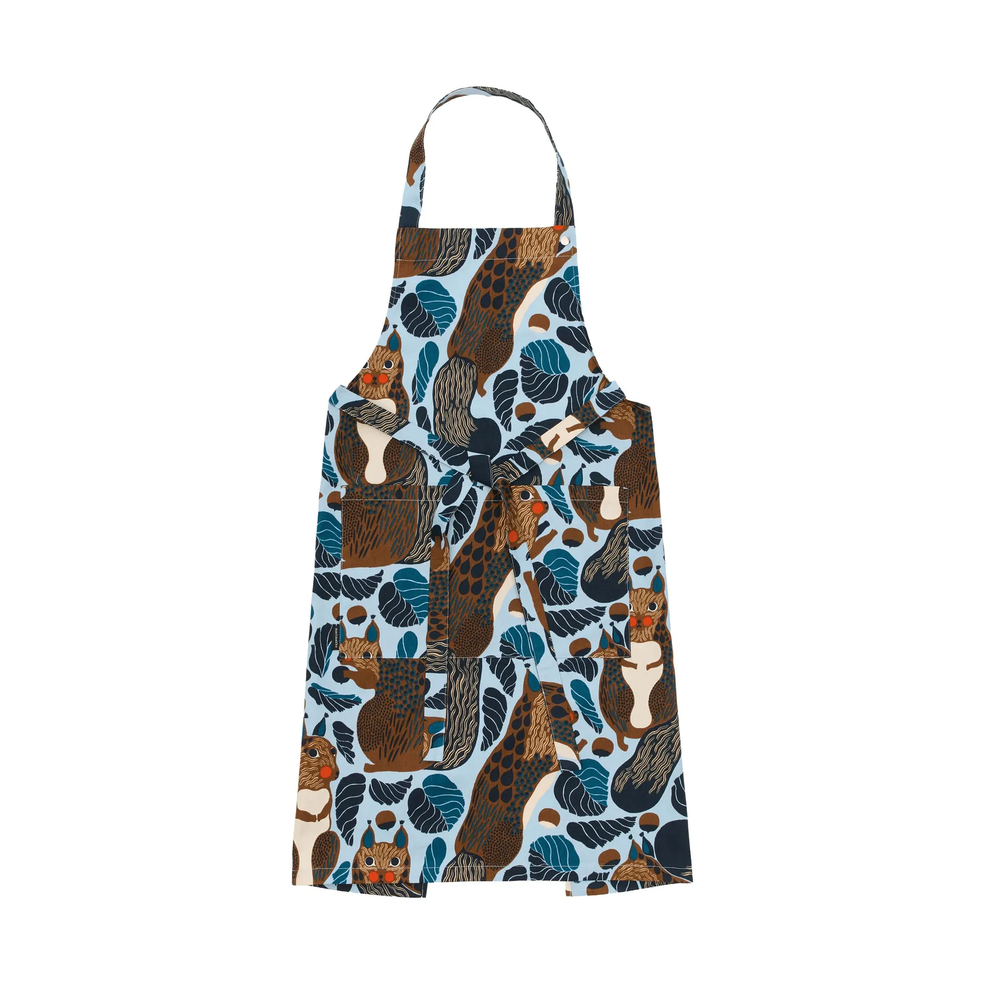 Pieni Kurre forklæde, Sky blue-multifarvet Marimekko