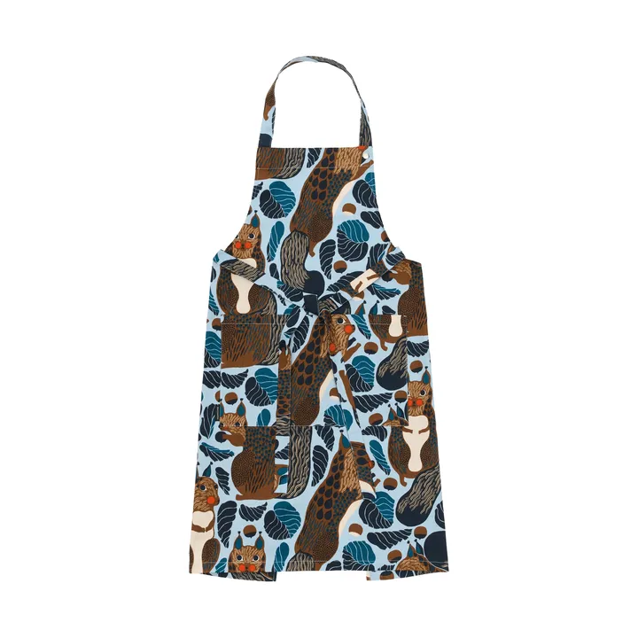 Pieni Kurre forklæde - Sky blue-multifarvet - Marimekko