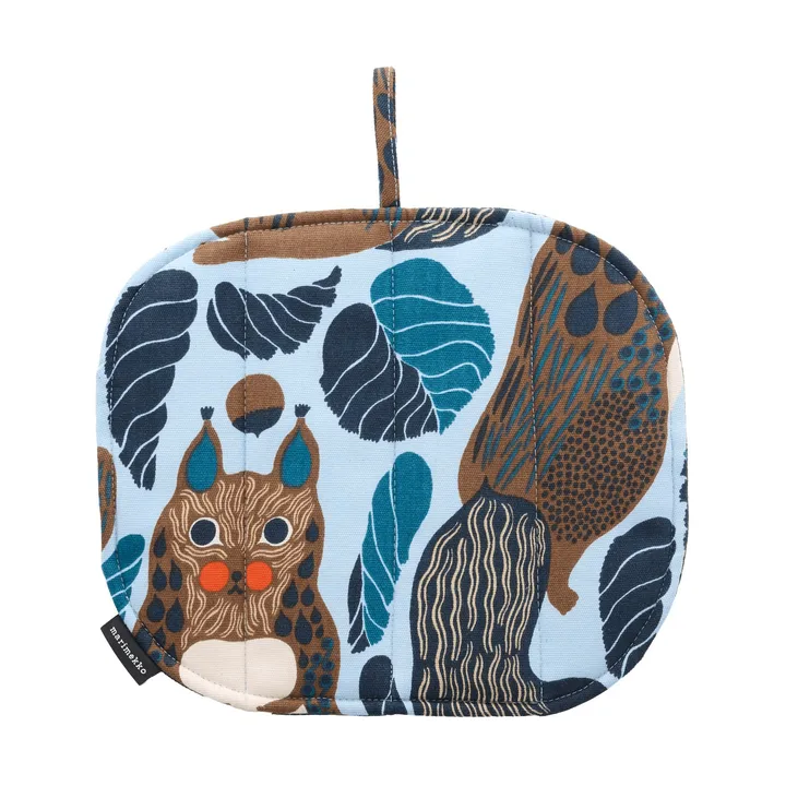 Pieni Kurre grydelapper - Sky blue-multicolour - Marimekko