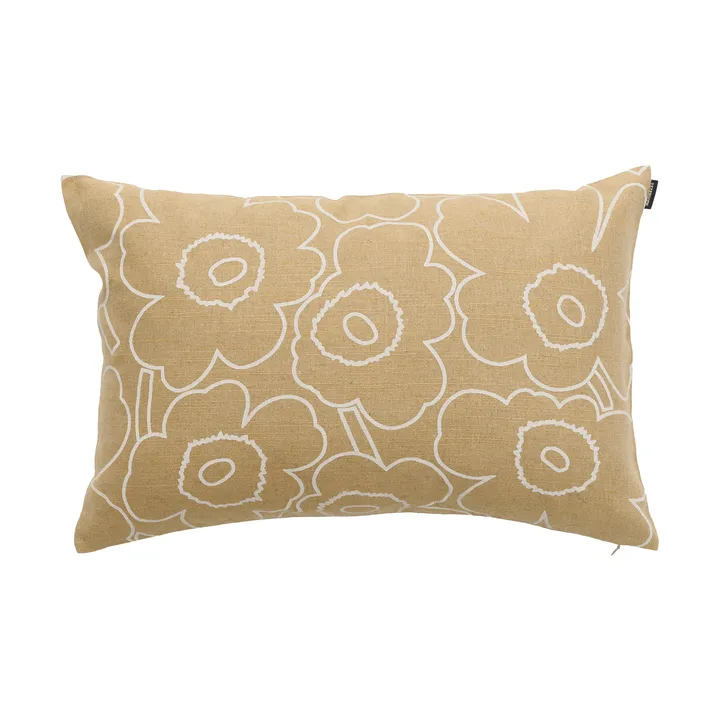 Pieni Piirto Unikko pudebetræk - Straw-off white, 40x60 cm - Marimekko