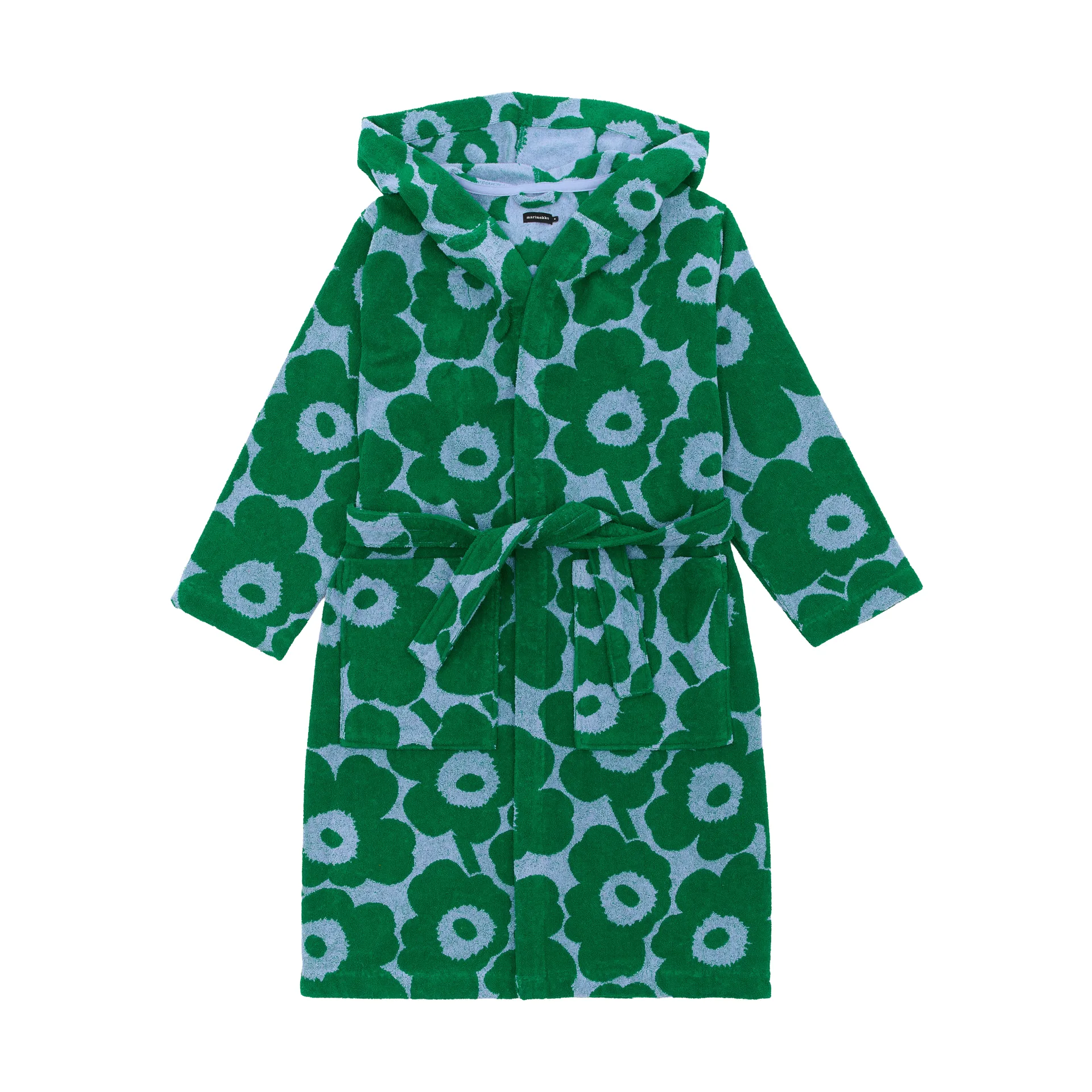 Pieni Unikko badekåbe L, Light blue-green Marimekko