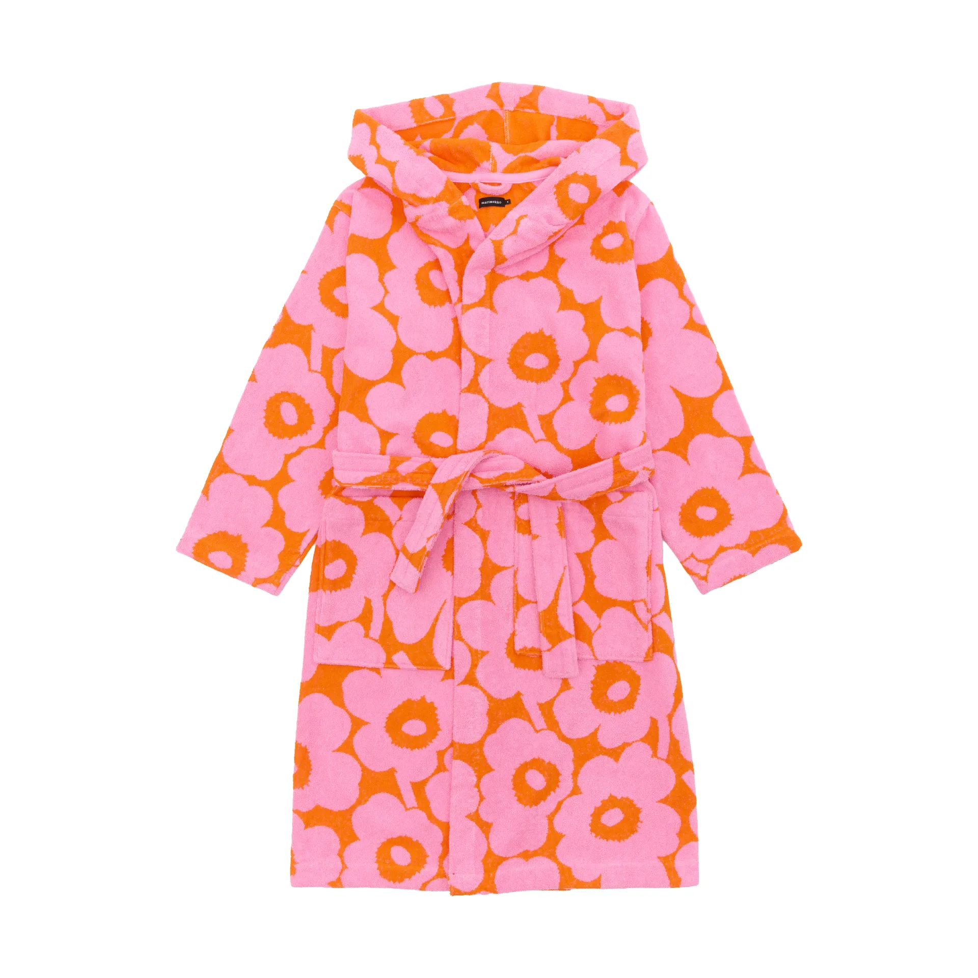 Pieni Unikko badekåbe M, Orange-pink Marimekko