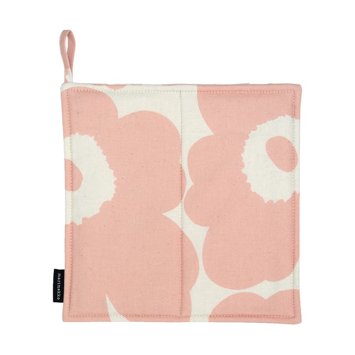 Pieni Unikko grydelap 21,5x21,5 cm, Cotton/Peach Marimekko