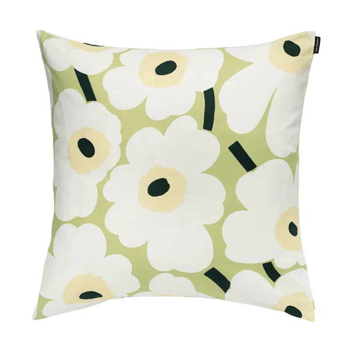 Pieni Unikko pudebetræk 50x50 cm - Pear, off white, melon - Marimekko