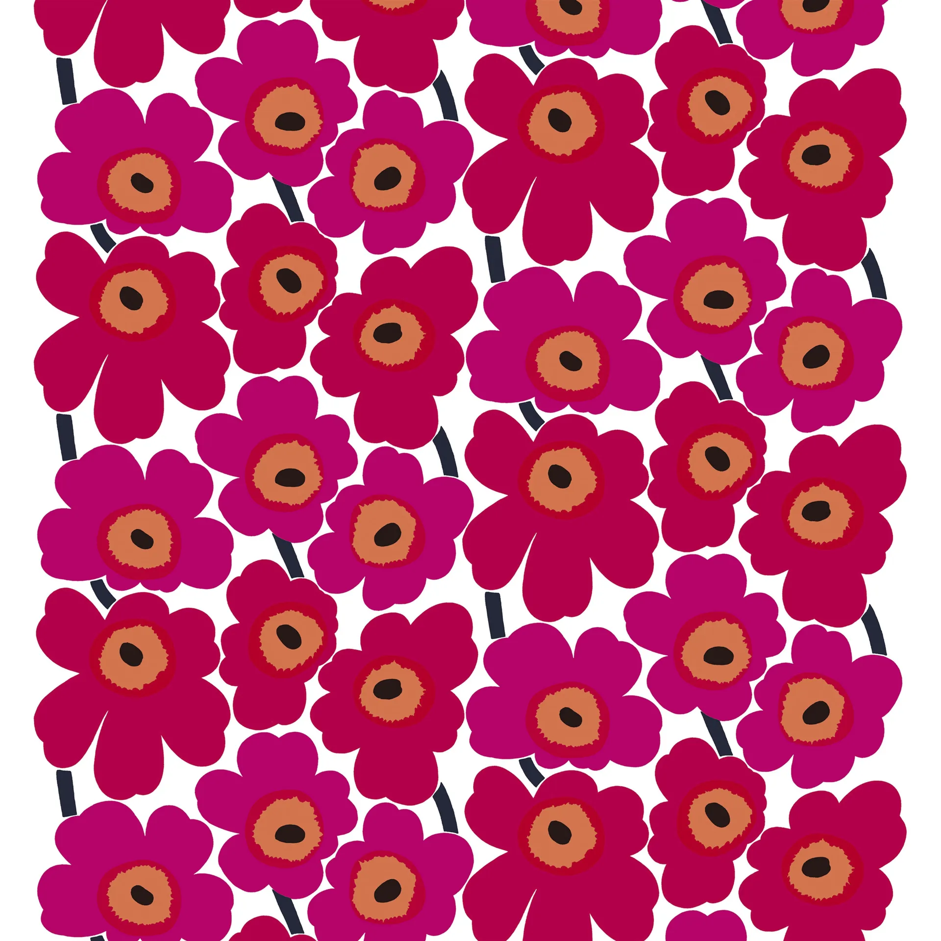 Pieni Unikko voksdug, rød Marimekko
