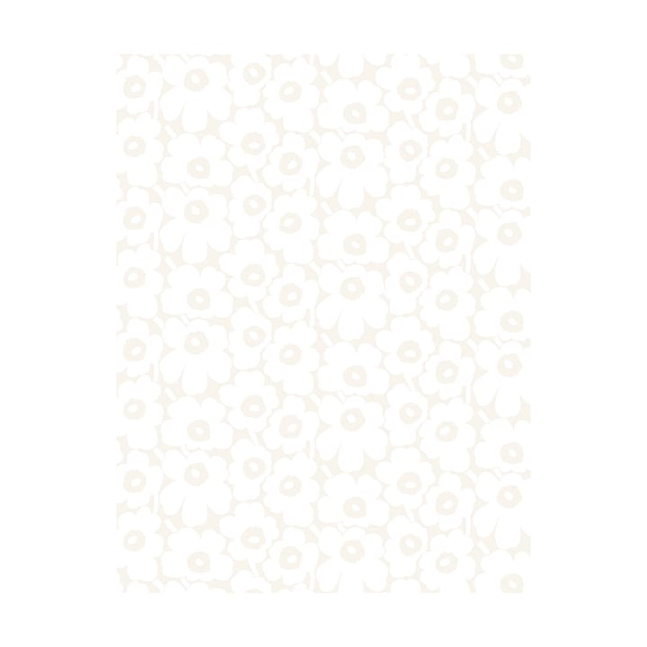 Pieni Unikko voksdug, White Marimekko