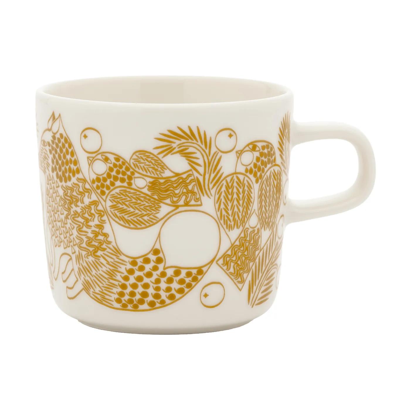 Piirto Ketunmar kaffekop, White-bronze brun, 20 cl Marimekko