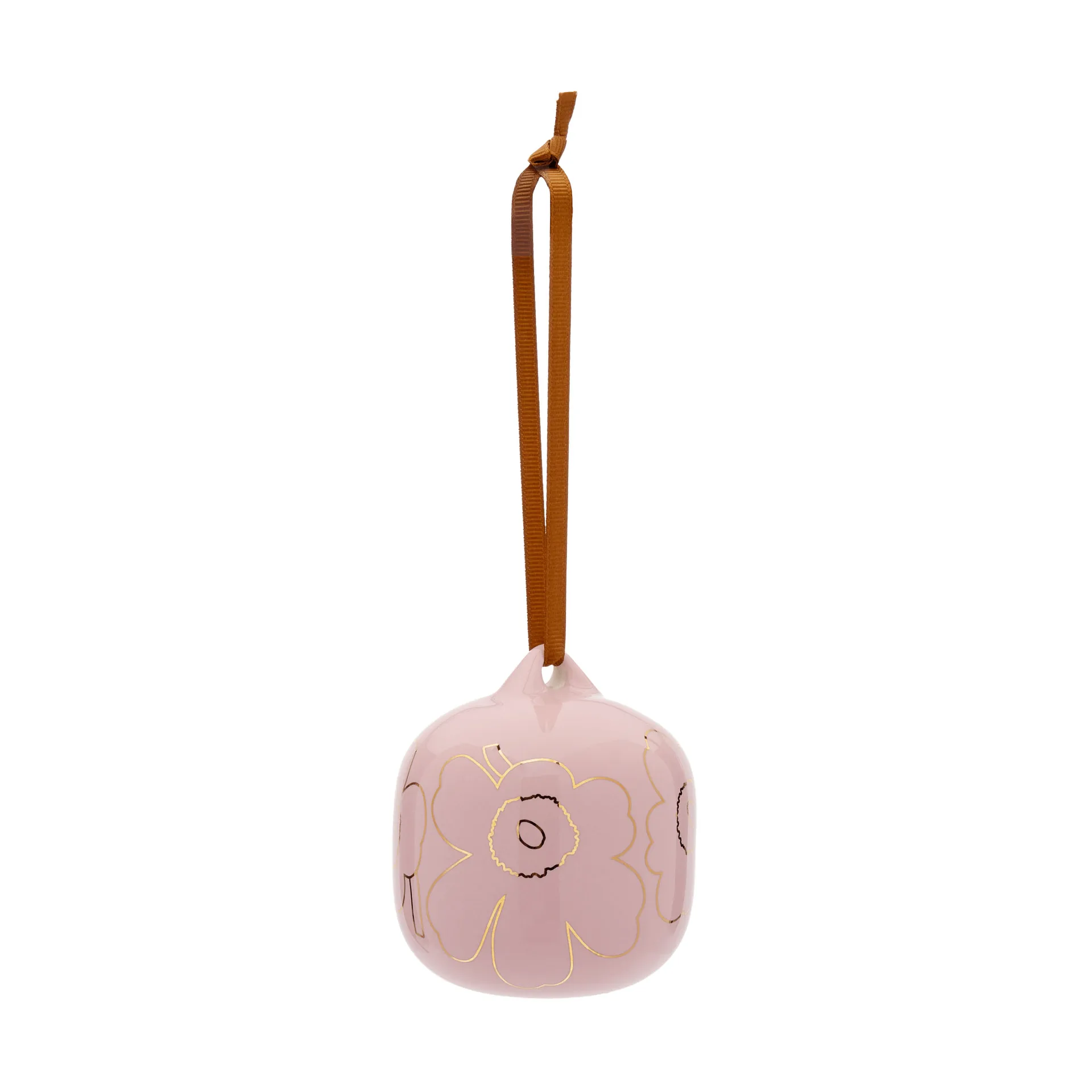 Marimekko Piirto Unikko dekorationsophæng Pink-gold