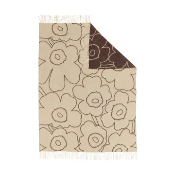 Piirto Unikko plaid 130x170 cm - Off white-muldvarpefarvet - Marimekko