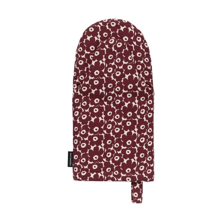 Pikkuinen Unikko grydvante -> Pikkuinen Unikko grydvante - Linen-bordeaux - Marimekko