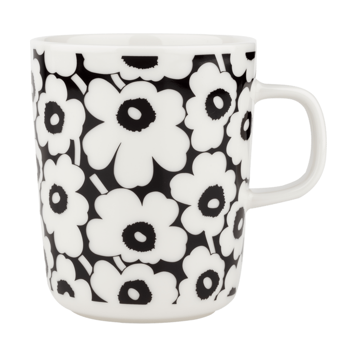 Pikkuinen Unikko krus 25 cl - Black-white - Marimekko