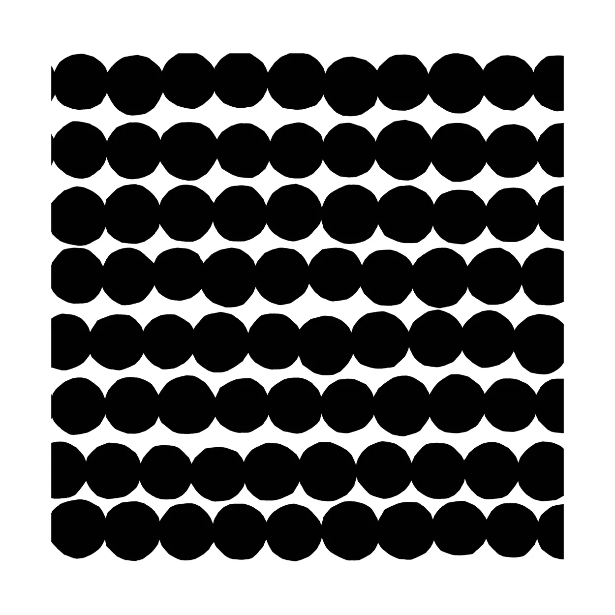 Marimekko Räsymatto servietter 33x33 cm 20-pak Black-White