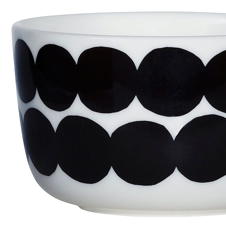 Räsymatto skål 2,5 dl, sort-hvid Marimekko