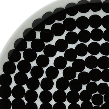 Räsymatto tallerken 20 cm, 6 stk sort-hvid - undefined - Marimekko